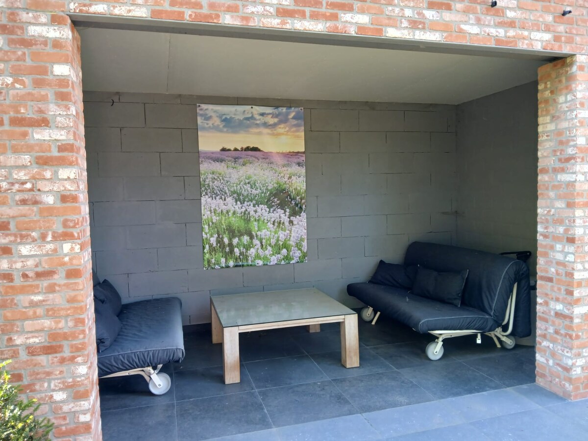 Patio for quiet hours at The Jacob House